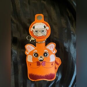Disney “Turning Red” Mei Red Panda Hand Sanitizer Holder Keychain
